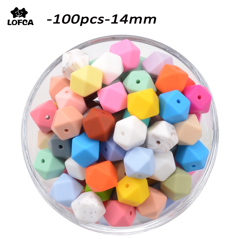 LOFCA 100pcs ̴  Ǹ  14mm Teether BPA ..